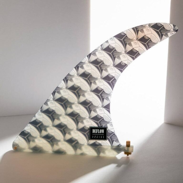 Deflow JDF Collab Single Fin Cream 9.75"