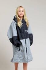 White Water Kids Hard Shell Robe – Grey