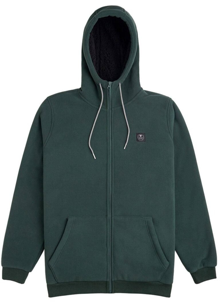 Vissla Eco-Zy Polar Zip Hoodie Fleece – 100% Cotton Warm Hoodie