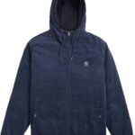 Vissla Phoenix Jacket Dark Naval waterproof fleece-lined surf jacket