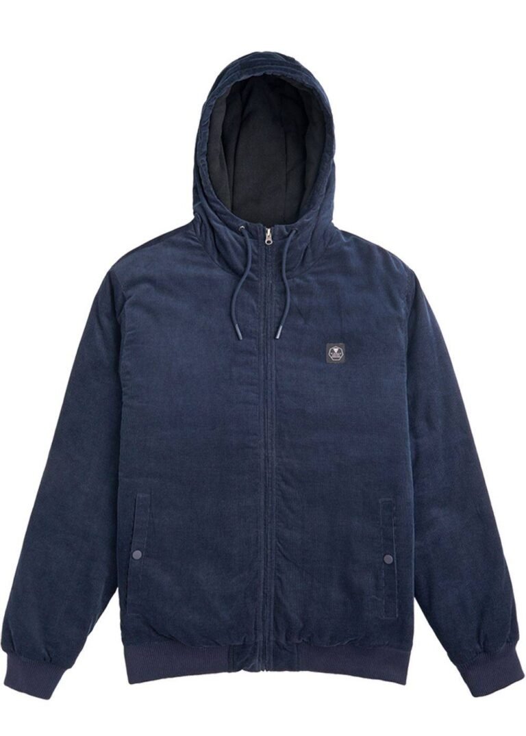 Vissla Phoenix Jacket Dark Naval waterproof fleece-lined surf jacket
