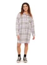 Sisstrevolution Pasha Dress Sea Salt – Organic Cotton Shirt Dress