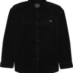 Salty Crew Woodsman L/S corduroy shirt - black