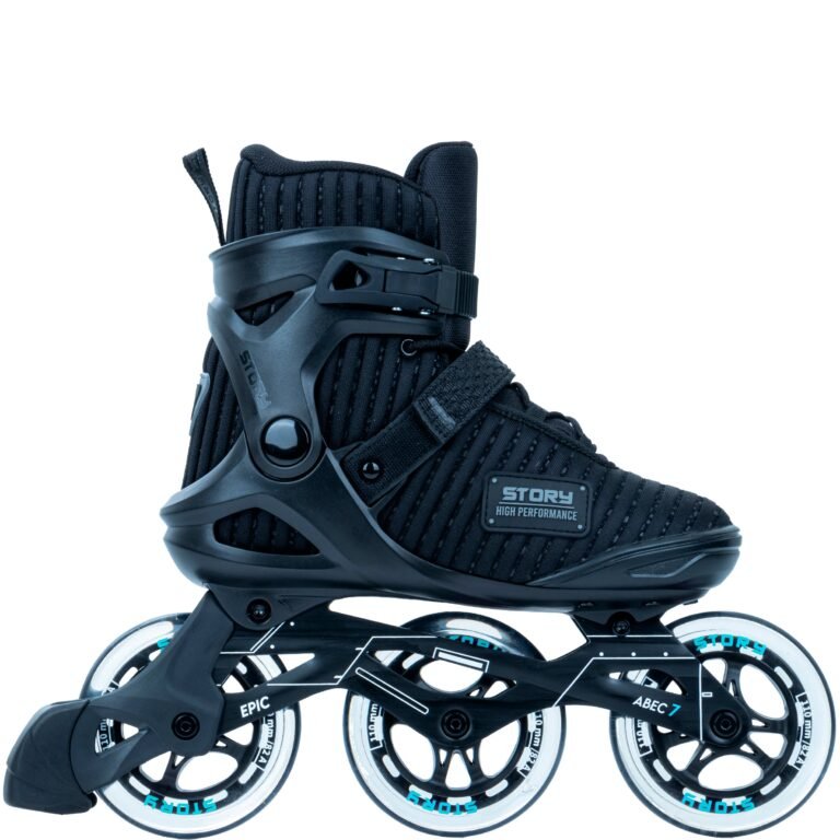 Story Epic Inline Skates with high-performance design and ABEC-7 wheels.