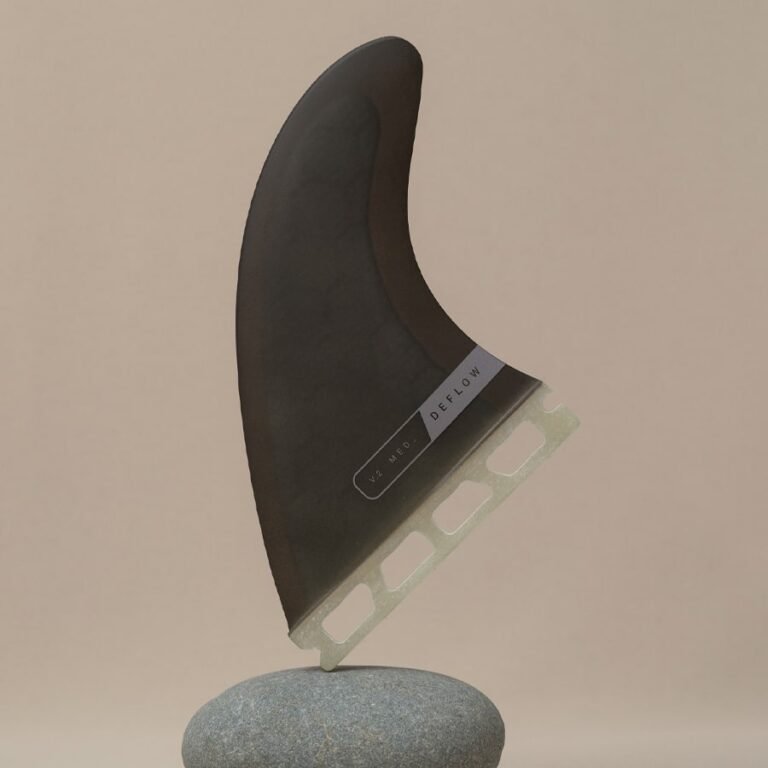 Deflow V.2 Thruster Fins – Black surf fins
