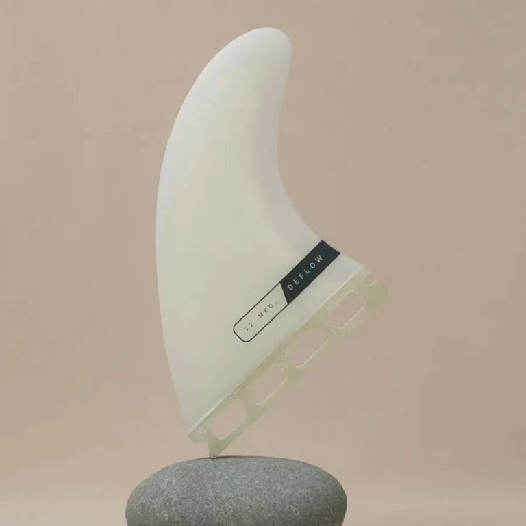 Deflow V.2 Fins – White surf fins