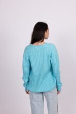Rusty Morning golf rib cardigan - Image 3