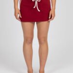 RUSTY Lucy mini skirt - morello