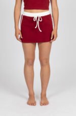 RUSTY Lucy mini skirt - morello