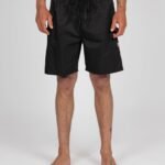 Rusty Tripped out elastic boardshort - black