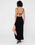 Rusty Clara Slip Maxi Dress - black - Image 2