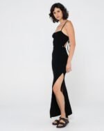 Rusty Clara Slip Maxi Dress - black - Image 3
