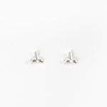 Pineapple Island whale tail stud earings