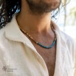 Pineapple island Koʻolau Wood Beaded Necklace - Image 8