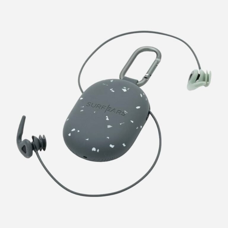 SurfEars 4.0 Surfing Ear Plugs Black Sage – Eco Friendly Hearing Protection for Surfers