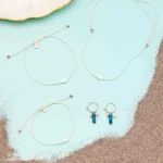 Pineapple Island Giada Sugati Beaded Hoop Earrings - Image 4