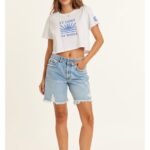 Sisstrevolution The Cruiser Crop Tee White