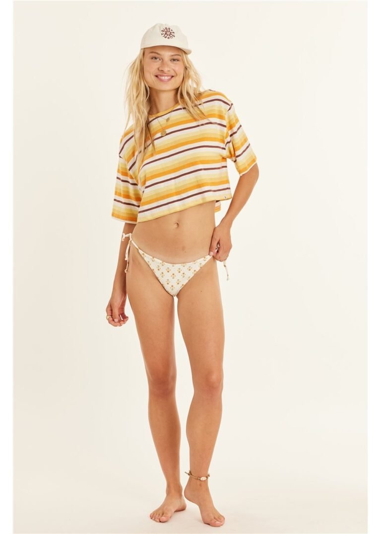 Sisstrevolution Way Back Knit Top Sunflower