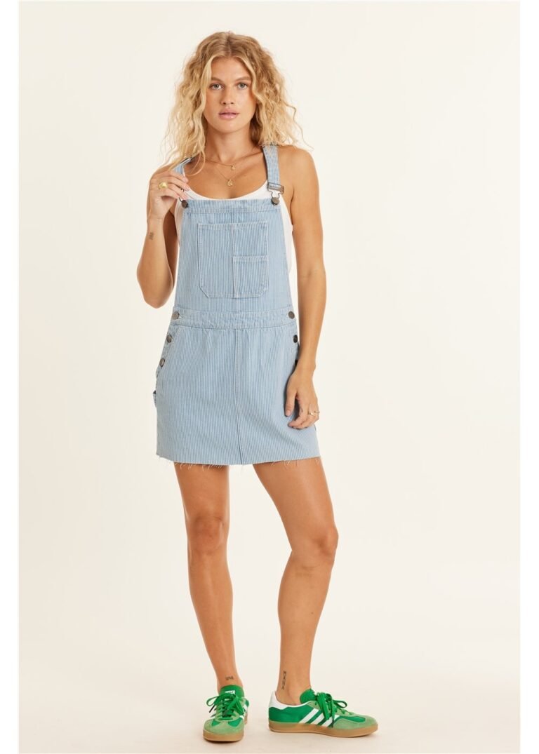 Sisstrevolution Ocean Haze Pinifore Dress Breaker Blue