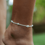 Pineapple Island Giada Rahayu Steel Beaded Surf Anklet