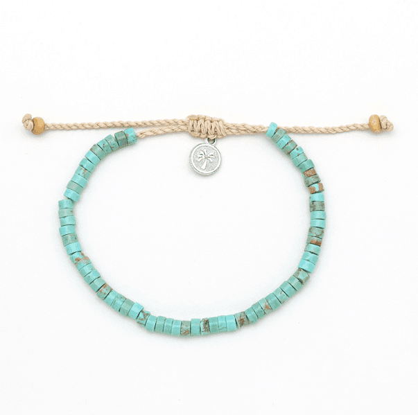 Pineapple Island Bracelet STB-021 with Natural Stone Beads