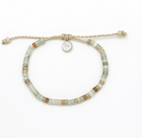 Pineapple Island Bracelet STB-022 with Natural Stone Beads