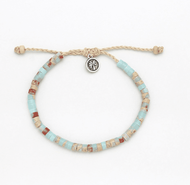 Pineapple Island Bracelet STB-022 with Natural Stone Beads