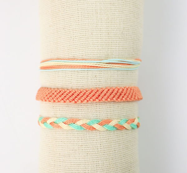 Pineapple Island Bracelet Set STYL-922 with Coconut Wood, Shell & Pearls