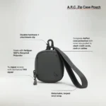 INCASE A.R.C. Compact Pouch with ReSpun 100% Recycled Polyester - Black - Image 3