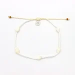 Pineapple Island Giada Rahayu Steel Beaded Surf Anklet - Image 4