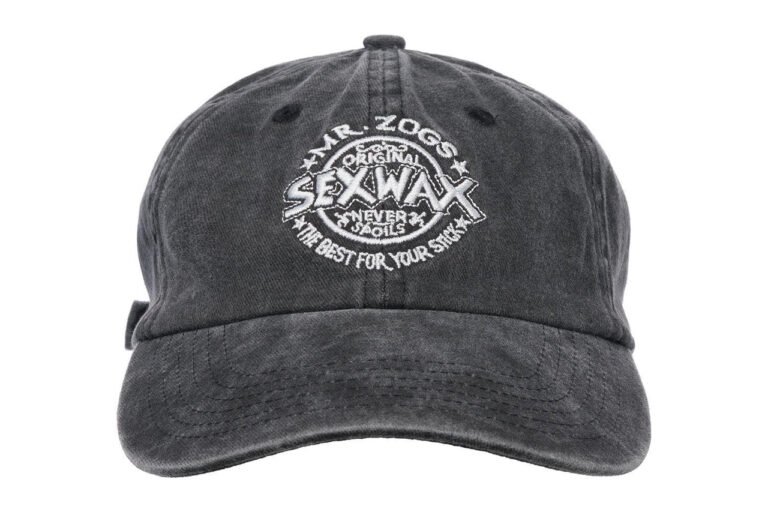 Sex Wax Dad Cap Washed Black Retro
