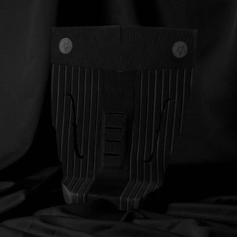 Deflow LEGI ALONSO 5 Piece Pad – Black surfboard traction pad