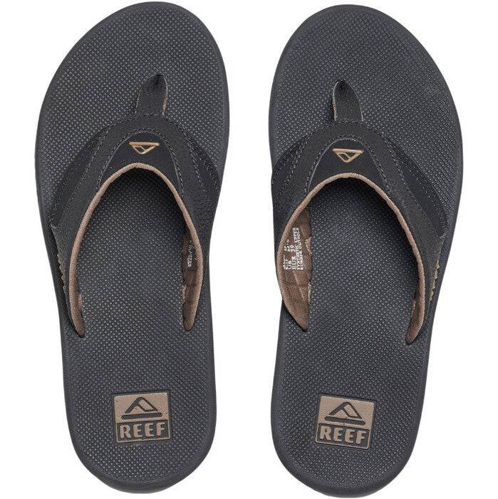 47992-2024_20Reef_20Mens_20Fanning_20Slider_20Flip_20Flops_20CI7072_20-_20Black_20Brown_204.700x700_e5647a77-7712-4f82-9cc9-3f30d3e34812 Reef Fanning - Image 1
