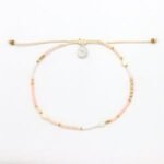 Pineapple Island Giada Cinta Pearl Beaded Surf Anklet - Turquoise - Image 9