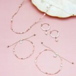 Pineapple Island Giada Cinta Pearl Beaded Surf Anklet - Turquoise - Image 4